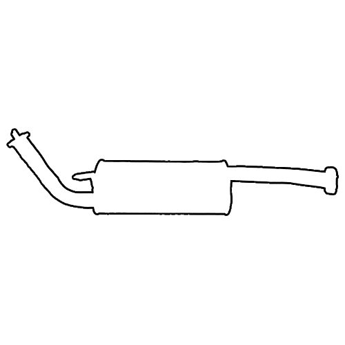 Standard Replacement - Holden Commodore VH (1981 - 1984) Wagon 1.9L - Rear Muffler