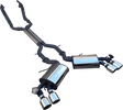 Manta | Twin 3" Full Exhaust System with 1 7/8" Headers | Chevrolet Camaro 6th Gen 6.2L V8 Coupe | 2016–2022