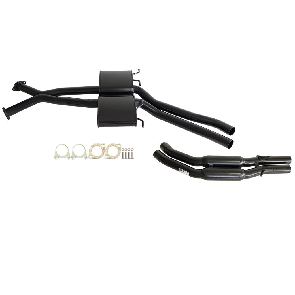 ESA | Twin 2.5" Catback Exhaust Front Mufflers Rear Hotdogs | Holden Commodore VT VX VY VZ V8 & VZ V6 Sedan | ST130-131HD