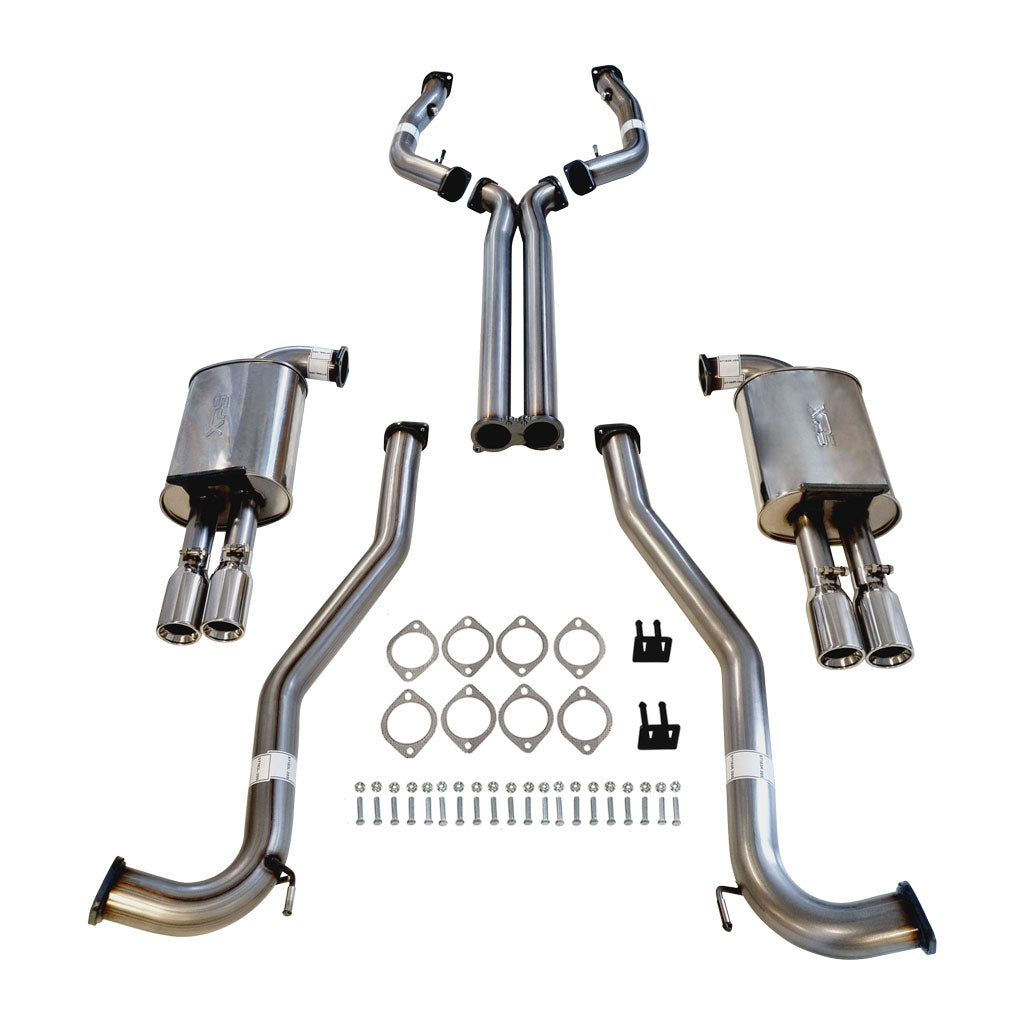 ESA | 3" Twin Stainless Catback Exhaust | Holden Commodore VE VF Sedan & Wagon | ST181-184XS-3XPS