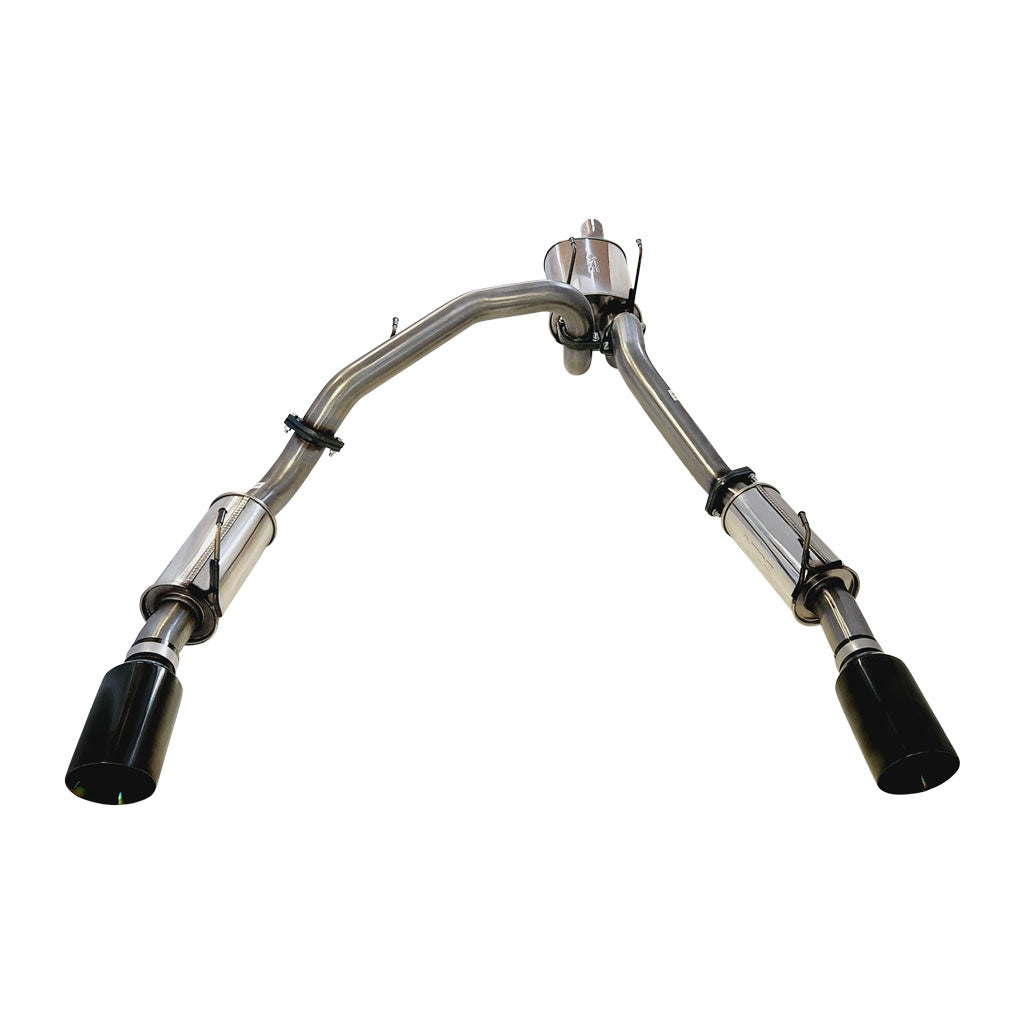 ESA | Twin 3" Cat Back Exhaust | Dodge RAM 1500 DS Classic Ute | ST600-604BCT-SS