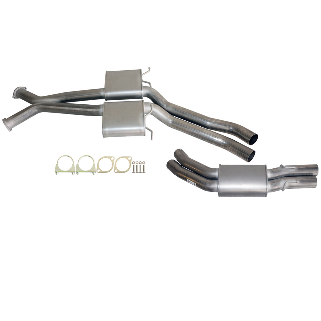 ESA | Twin 3" Catback Exhaust Front & Rear Mufflers | Holden Commodore VT VX VY VZ V8 Sedan | ST130-131-3