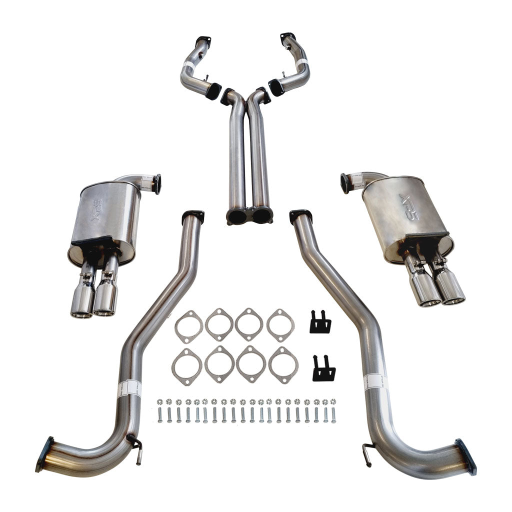 ESA | 3" Twin Stainless Catback Exhaust | Holden Commodore VE VF Sedan & Wagon | ST181-184XA-3XPS