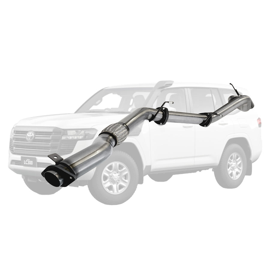 ESA | 3.5" DPF Back Exhaust | Toyota Landcruiser 300R Series 3.3L Wagon 2021 - Onwards | TY334-POSS