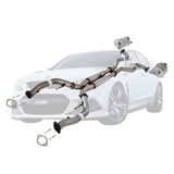 ESA | Twin 3" Stainless Catback Exhaust HDX Pipe | Holden Commodore VF HSV Gen-F | ST181-186HDX-3XPS