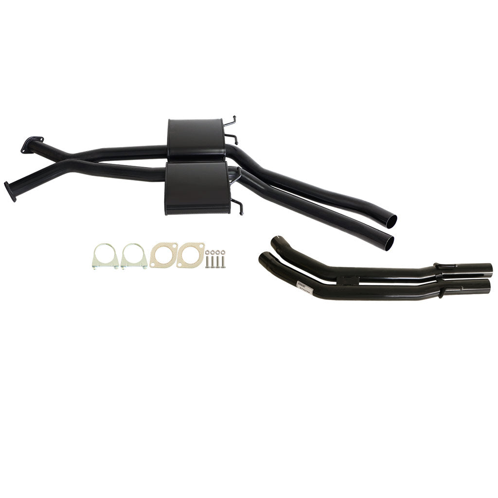ESA | Twin 2.5" Catback Exhaust Front Mufflers Rear Tailpipes | Holden Commodore VT VX VY VZ V8 & VZ V6 Sedan | ST130-131TP