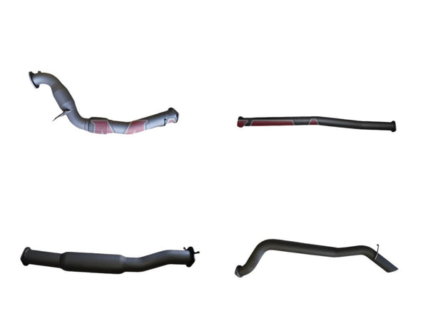 Manta 3in Single Aluminised Steel Turbo Back Exhaust System with Cat – Mazda BT-50 3.2L (2011-2016) | MKMA0024