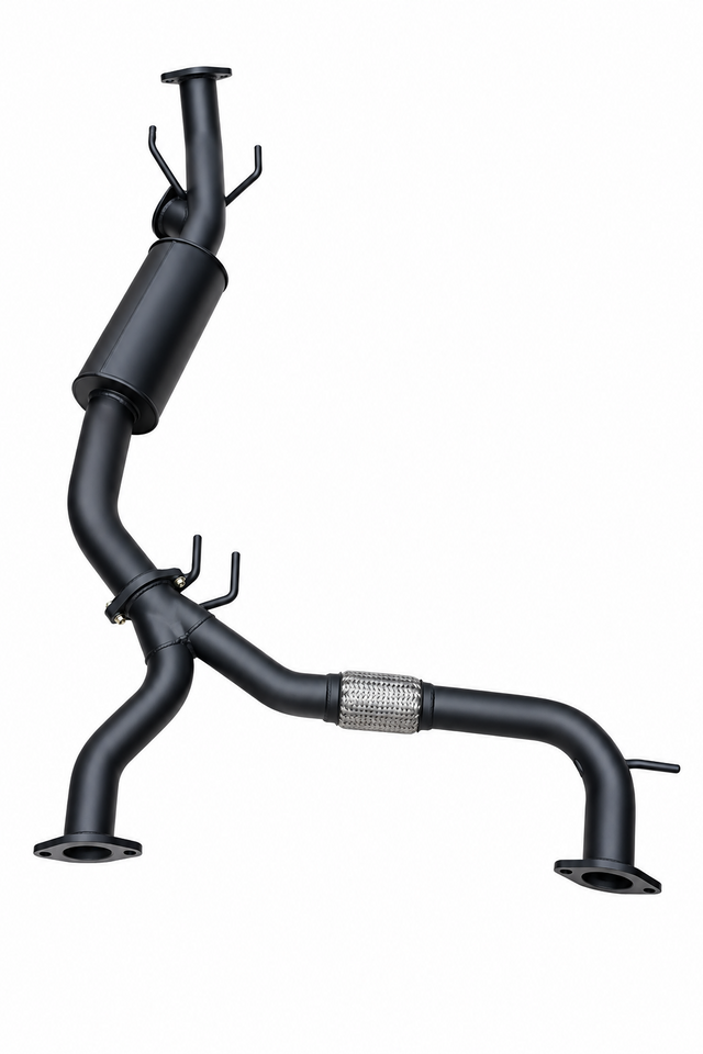 Manta 3in Mid Section Exhaust Nissan Patrol Y62 Warrior - MKNI0125