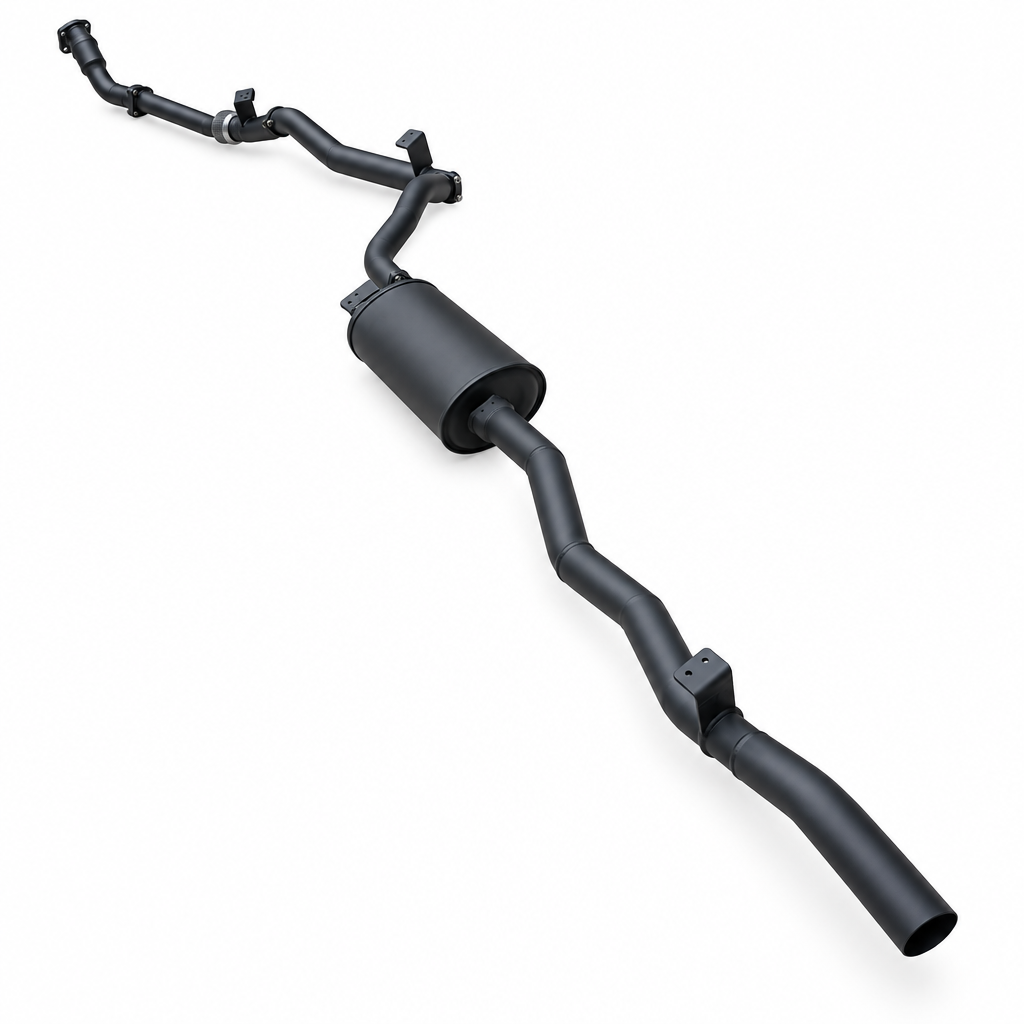 Manta 3in Turbo Back Exhaust Toyota Landcruiser GDJ79 2.8L Turbo Diesel Ute With Cat & Muffler (2023-2026) | MKTY0404