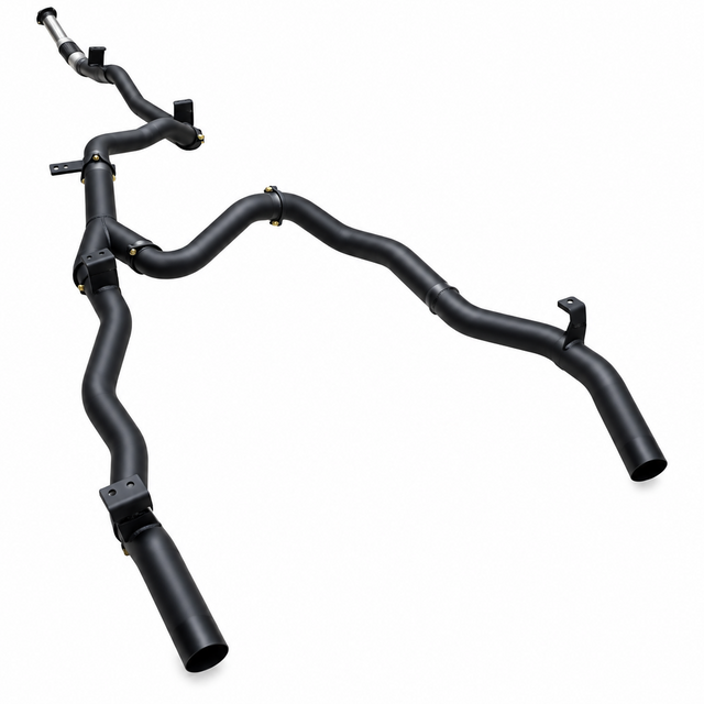 Manta 3in Dual Exit DPF Back Exhaust Toyota Landcruiser GDJ79 - MKTY0408