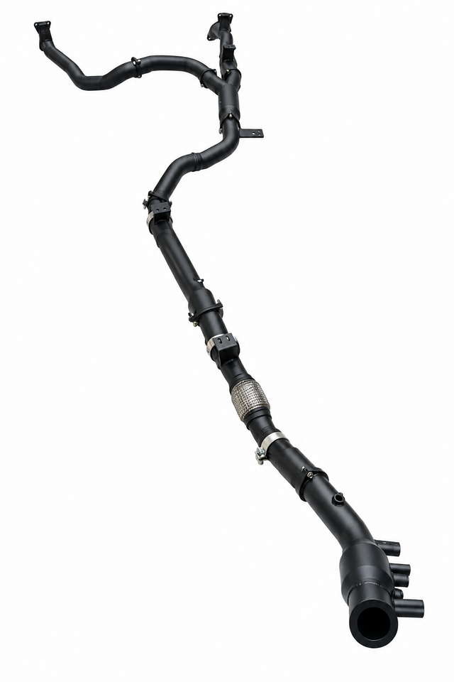 Manta 3in Dual Turbo Back Exhaust Toyota Landcruiser GDJ79 - MKTY0410