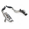Manta 1 7 8in Ceramic Coated Headers Cats Ford Mustang 5 0L V8 - SSMKFD0334