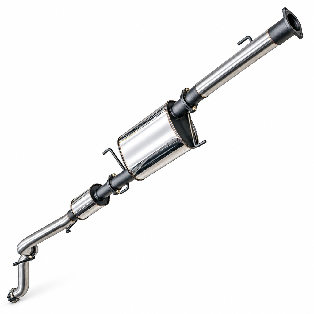 Manta 3in Stainless Steel Cat Back Exhaust System GWM Cannon Alpha 2.0L Turbo Petrol Hybrid Ute Centre & Extended Rear Muffler Quiet (2025-2026) | SSMKGW0011