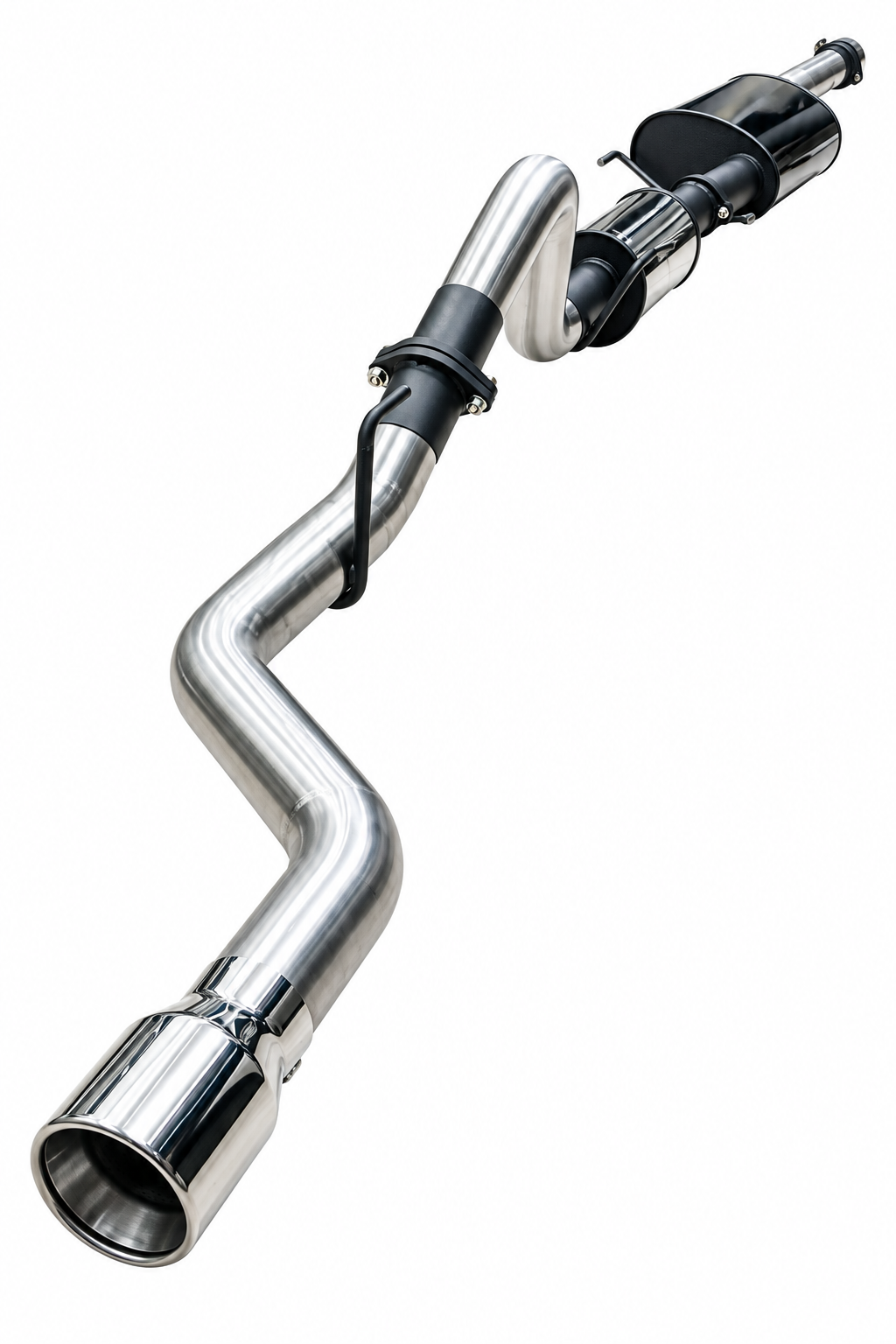 Manta 3in Stainless Steel Cat Back Exhaust System GWM Cannon Alpha 2.0L Turbo Petrol Hybrid Ute Centre & Extended Rear Muffler Quiet (2025-2026) | SSMKGW0011