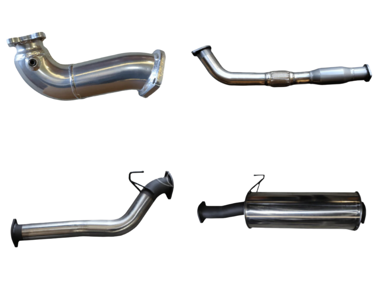 Manta | 3in Turbo Back No Cats with Muffler | Holden Colorado RC 3.0L SWB 2010–2012