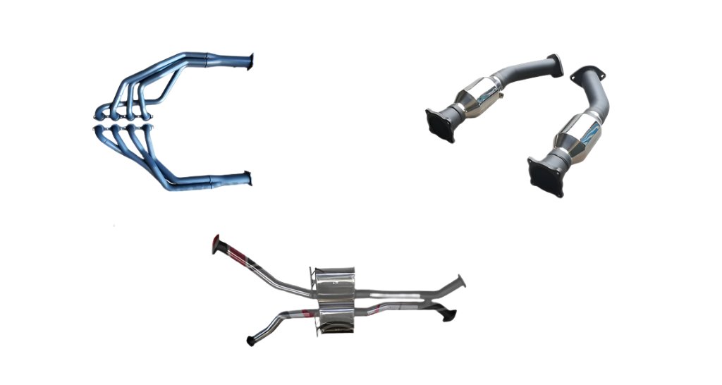 Manta - Holden VZ V8 Monaro 2.5in Dual With Extractors Muffler/Muffler