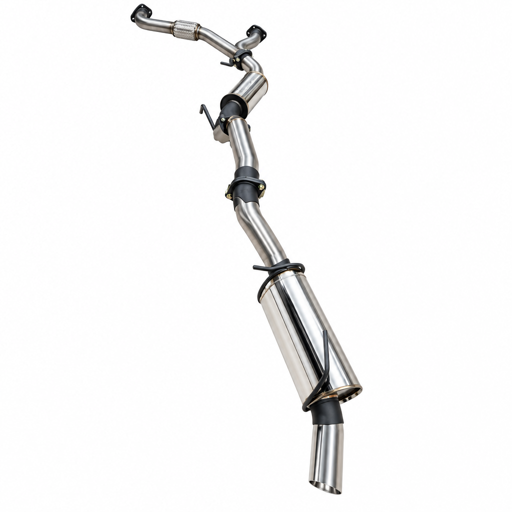 Manta Stainless Steel Exhaust Bimodal Resonator Patrol Y62 Warrior - SSMKNI0124