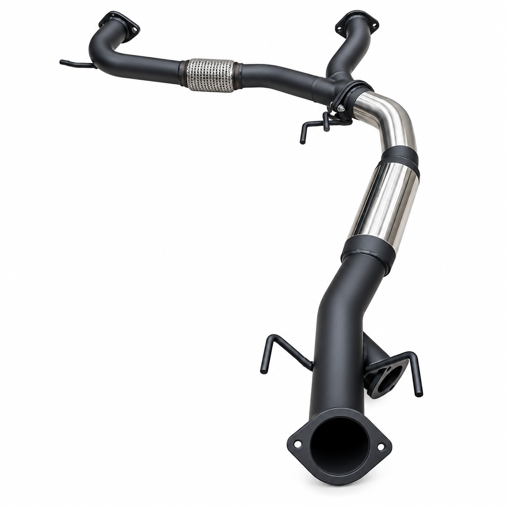 Manta Stainless Steel Exhaust Bimodal Hotdog Patrol Y62 Warrior - SSMKNI0127