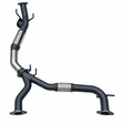 Manta 3in Mid Section Exhaust Nissan Patrol Y62 Warrior V8 - SSMKNI0127