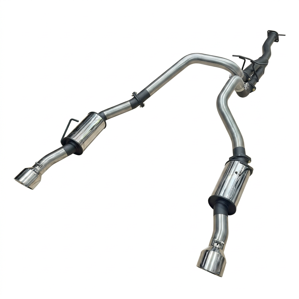 Manta RAM 1500 DT Series 5 7L V8 3 0L Hurricane Dual Cat Back Exhaust - SSMKRA0025