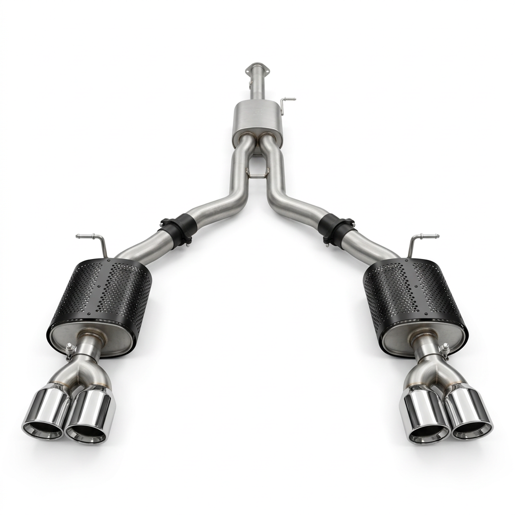 Manta 3in Cat Back Exhaust RAM DT 1500 3 0L HO Hurricane - SSMKRA0027