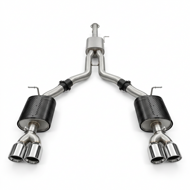 Manta 3in Cat Back Exhaust RAM DT 1500 3 0L HO Hurricane - SSMKRA0027