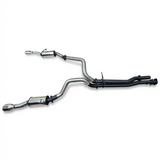 Manta Stainless Steel Exhaust No Centre Muffler Rear Mufflers 5in Chrome Tips RAM 1500 HO - SSMKRA0029