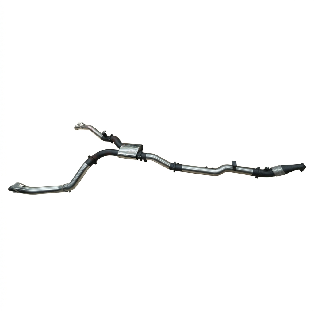 Manta Stainless Steel Exhaust No Cat Muffler Exit LR Landcruiser VDJ79 - SSMKTY0223