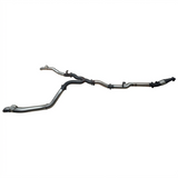 Manta Toyota Landcruiser 79 Series 4 5L V8 TD Straight Pipe Dual Exhaust - SSMKTY0224
