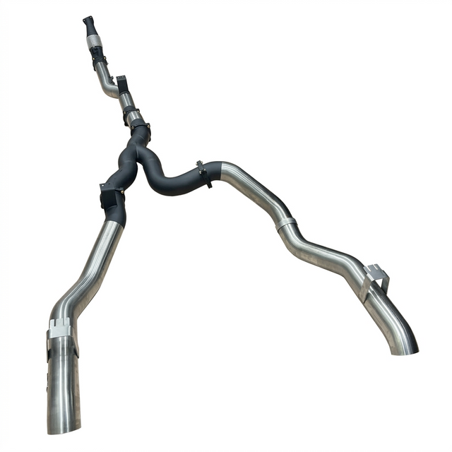 Manta 4in Dual Turbo Back Exhaust Toyota Landcruiser VDJ79 V8 - SSMKTY0224