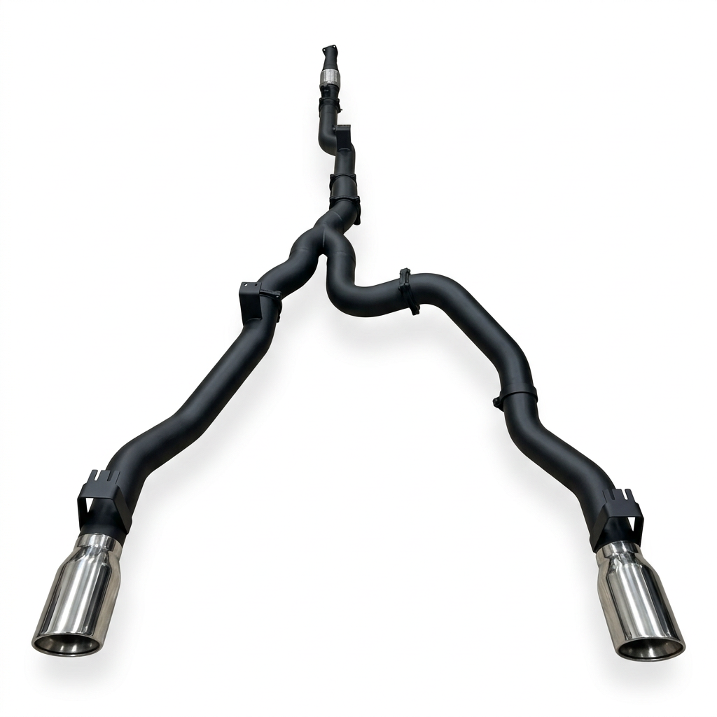 Manta 4in Dual Exit LR Turbo Back Exhaust System VDJ79 Ute 2016-2025 - SSMKTY0224