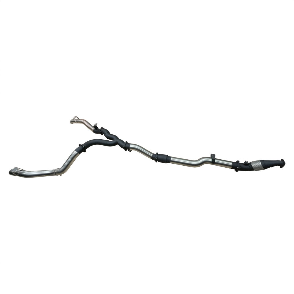 Manta Stainless Steel Exhaust Cat No Muffler Exit LR Landcruiser VDJ79 Dual Cab - SSMKTY0226