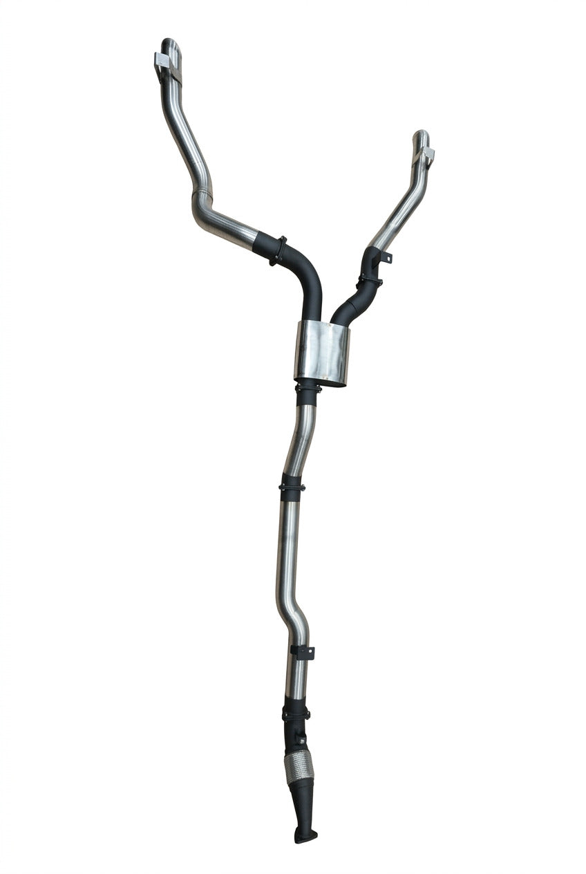 Manta Landcruiser 79 Series 4.5L V8 Dual Exit Exhaust Without Cat-SSMKTY0227