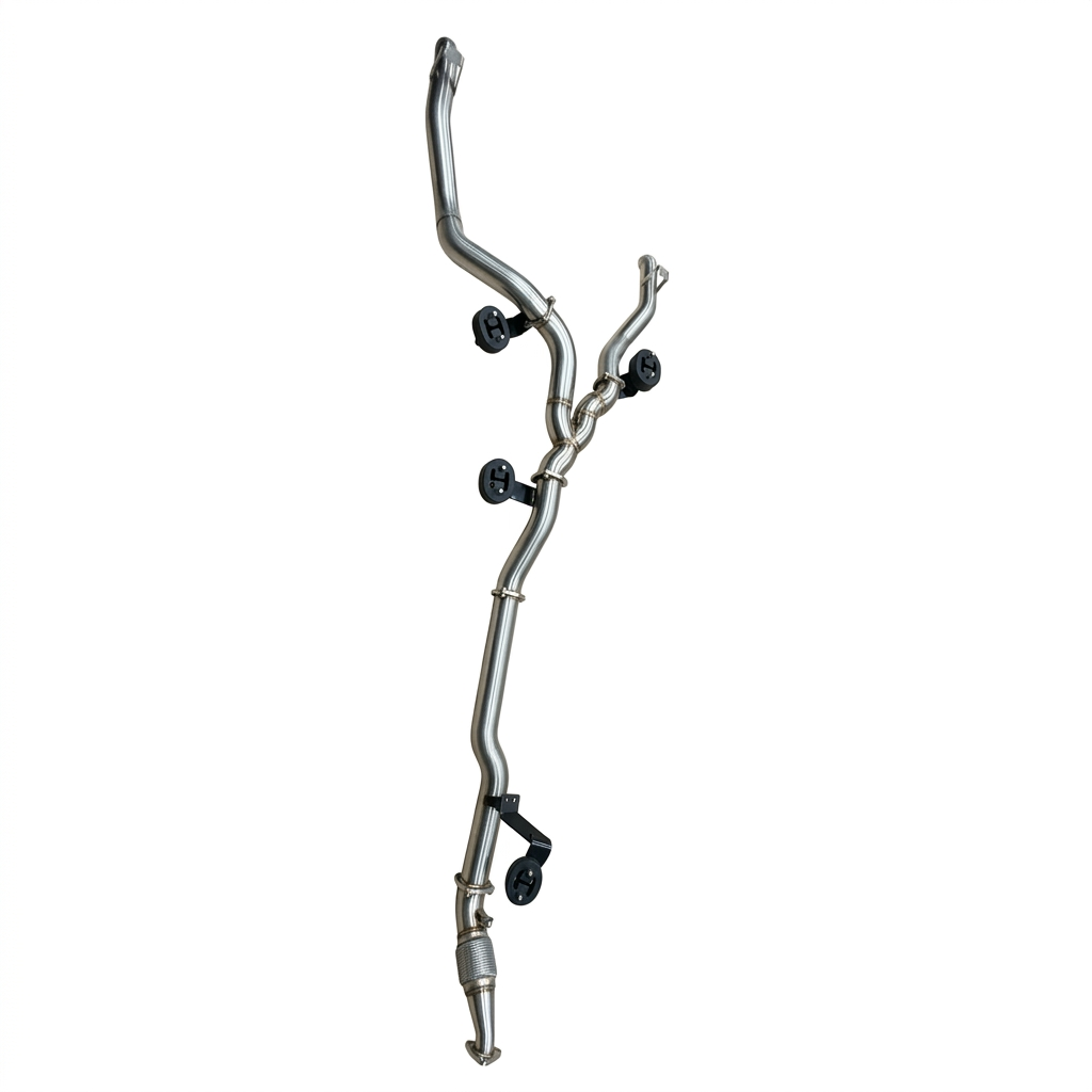 Manta Stainless Steel Exhaust No Cat No Muffler Exit LR Landcruiser VDJ79 Dual Cab - SSMKTY0228