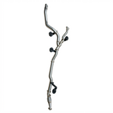 Manta Stainless Steel Exhaust No Cat No Muffler Exit LR Landcruiser VDJ79 Dual Cab - SSMKTY0228