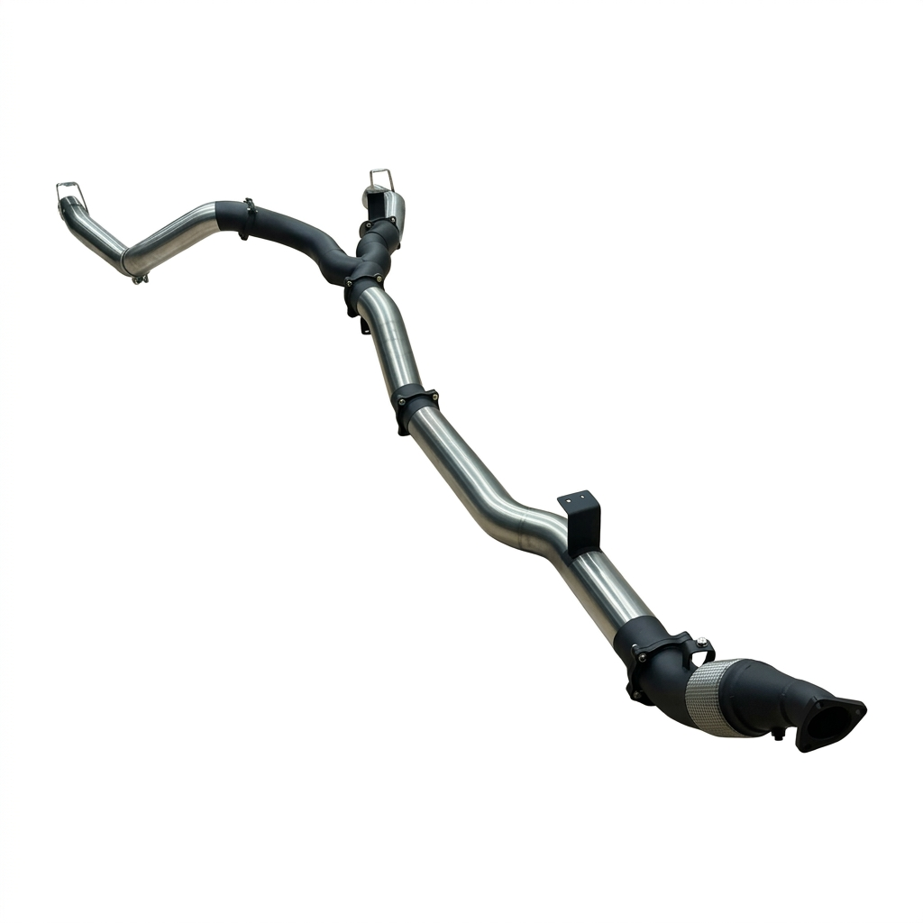 Manta Toyota Landcruiser 79 Series 4 5L V8 TD Straight Pipe Dual Exhaust - SSMKTY0228
