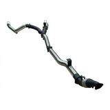 Manta Toyota Landcruiser 79 Series 4 5L V8 TD Straight Pipe Dual Exhaust - SSMKTY0228