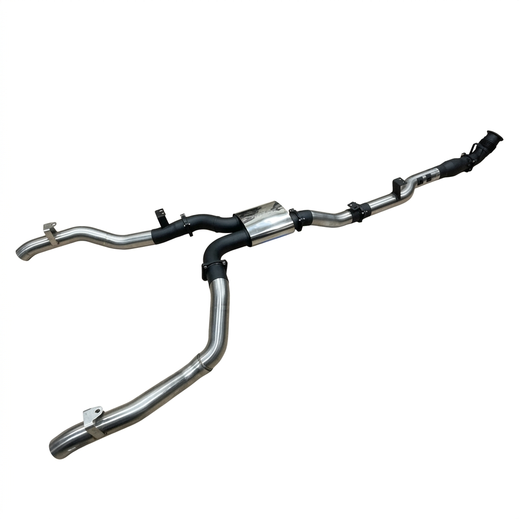Manta Stainless Steel Exhaust Cat Muffler Landcruiser 79 Series V8 - SSMKTY0335
