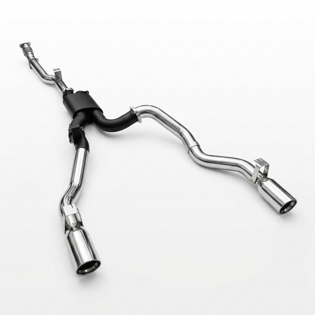 Manta 4in Dual Turbo Back Exhaust Toyota Landcruiser VDJ79 V8 - SSMKTY0341
