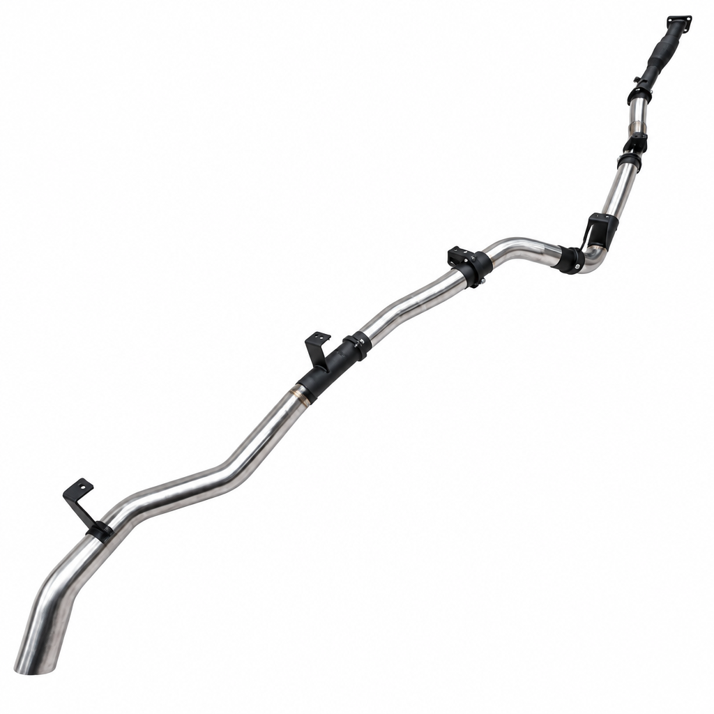 Manta Stainless Steel Turbo Back Exhaust Cat No Muffler Landcruiser GDJ79 - SSMKTY0402