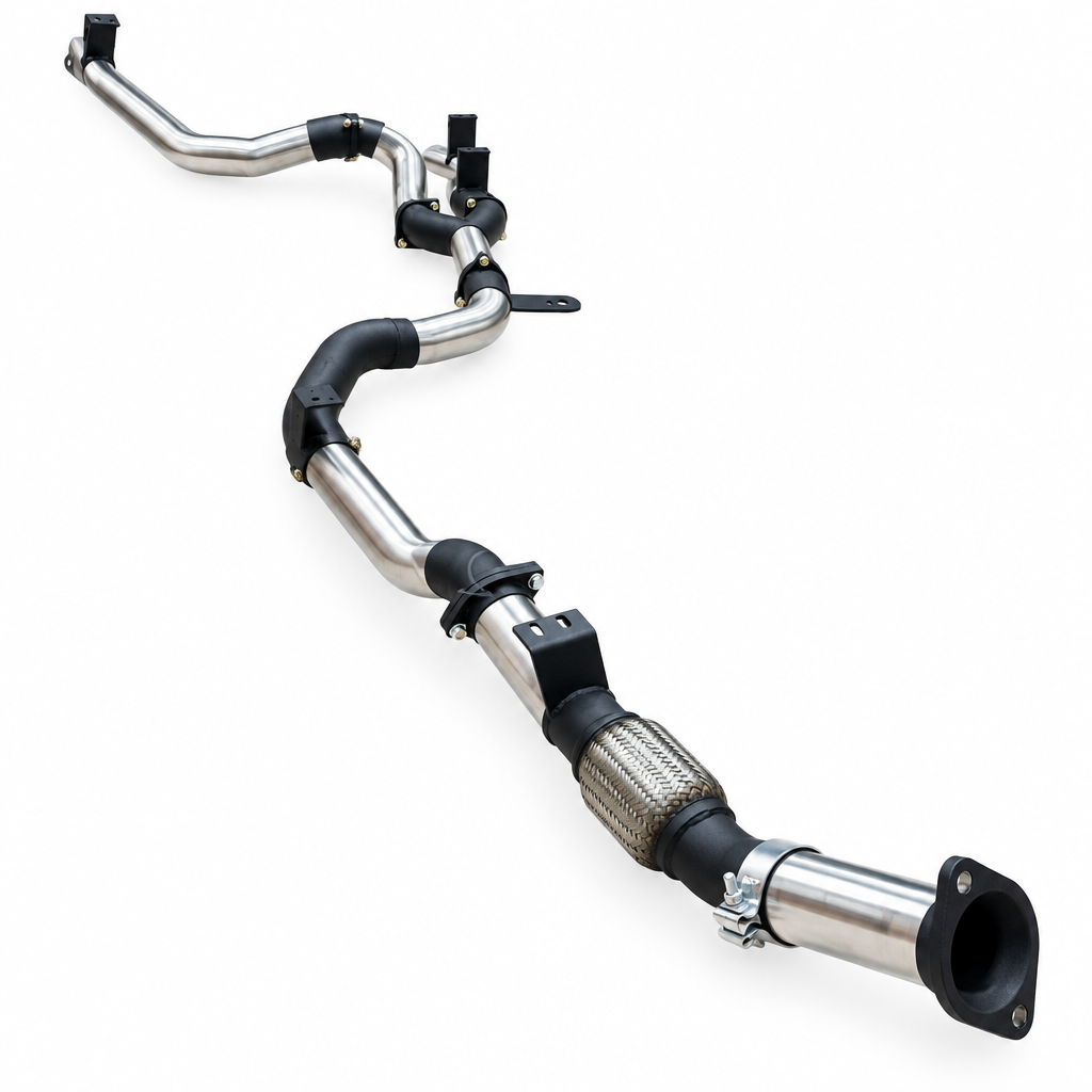 Manta 3in Dual Exit DPF Back Exhaust Landcruiser GDJ79 2 8L - SSMKTY0408