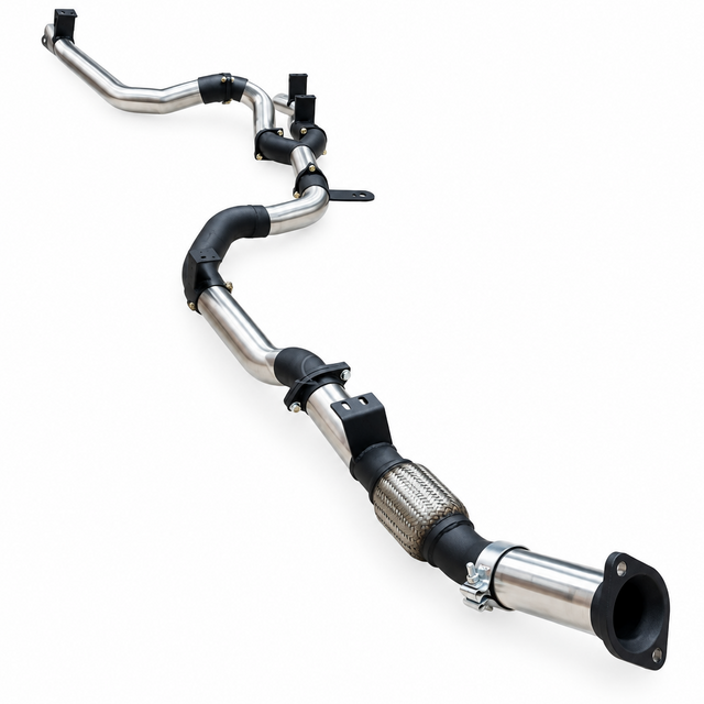 Manta 3in Dual Exit DPF Back Exhaust Landcruiser GDJ79 2 8L - SSMKTY0408