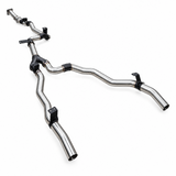 Manta Stainless Steel Dual Exit DPF Back Exhaust Landcruiser GDJ79 Ute - SSMKTY0408