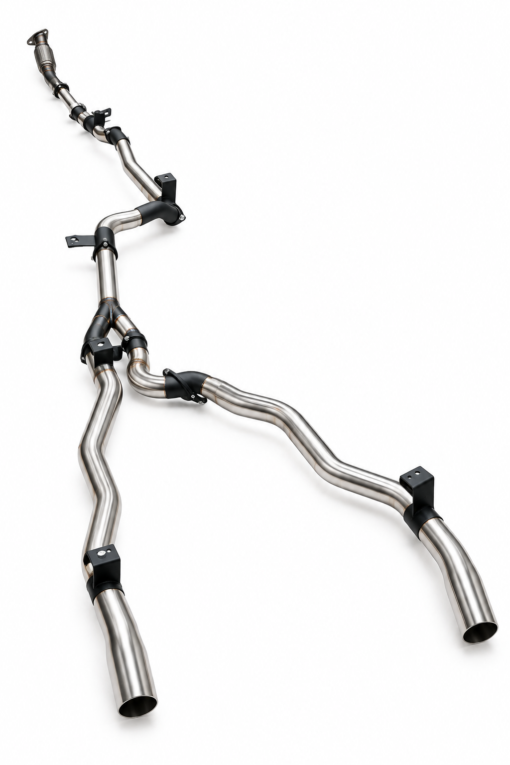 Manta 3in Dual Turbo Back Exhaust Toyota Landcruiser GDJ79 Ute 2 8L - SSMKTY0409