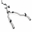 Manta 3in Dual Turbo Back Exhaust Toyota Landcruiser GDJ79 Ute 2 8L - SSMKTY0411