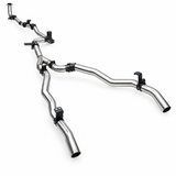 Manta 3in Dual Turbo Back Exhaust Toyota Landcruiser GDJ79 Ute 2 8L - SSMKTY0411