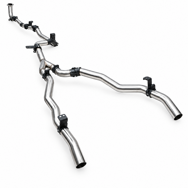 Manta 3in Dual Turbo Back Exhaust Toyota Landcruiser GDJ79 Ute 2 8L - SSMKTY0411
