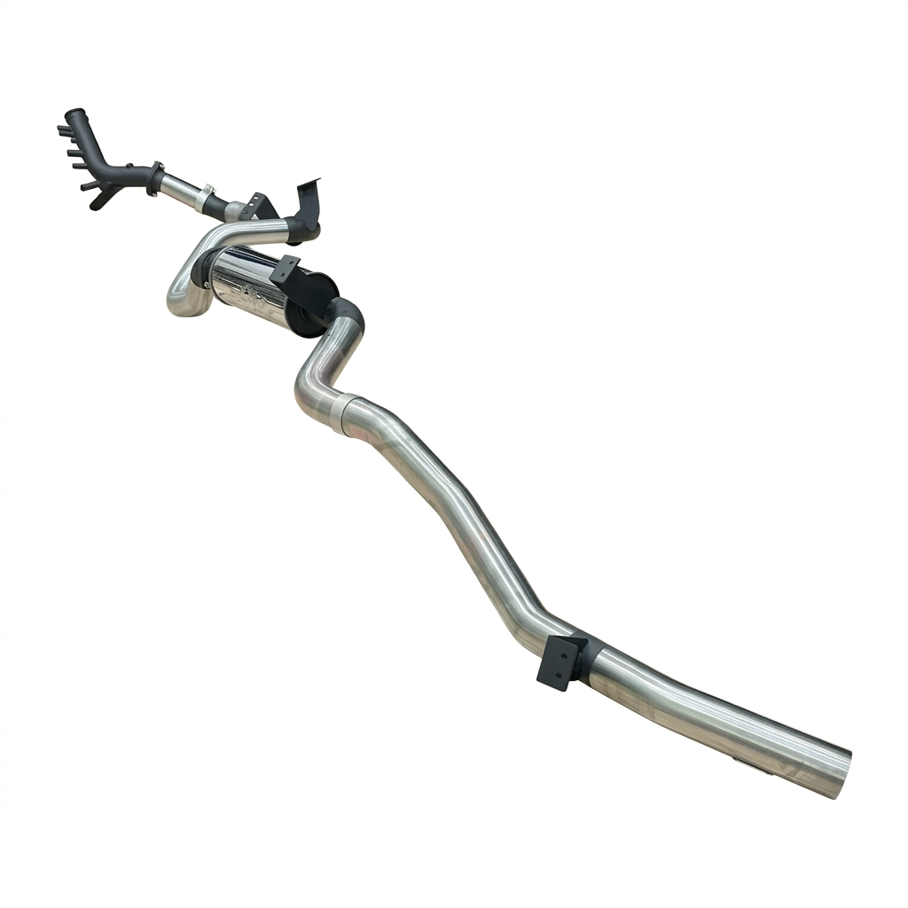 Manta 3in Turbo Back Exhaust Toyota Landcruiser GDJ76 2.8L (2023-2026 ...