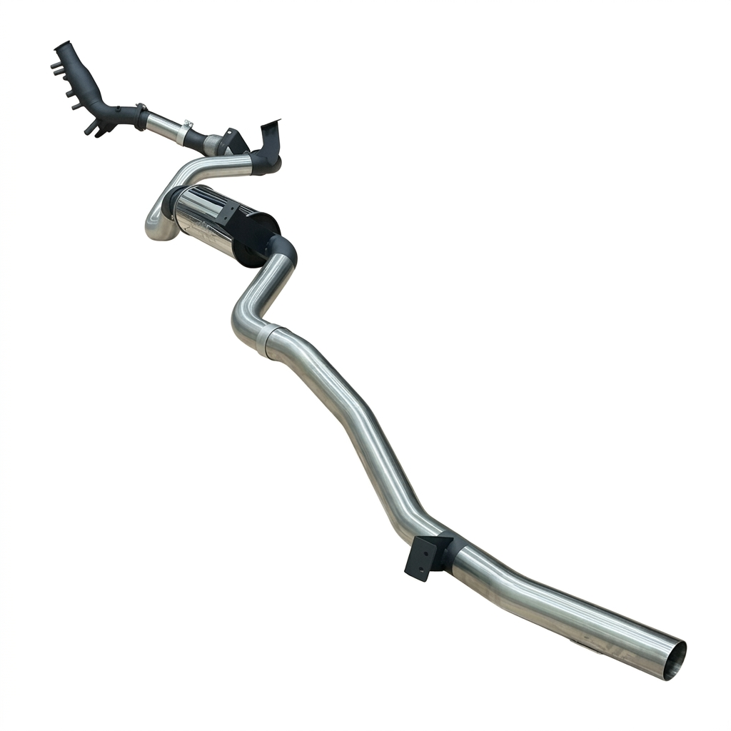Manta Stainless Steel Exhaust No Cat Muffler Landcruiser 76 Series Wagon - SSMKTY0420