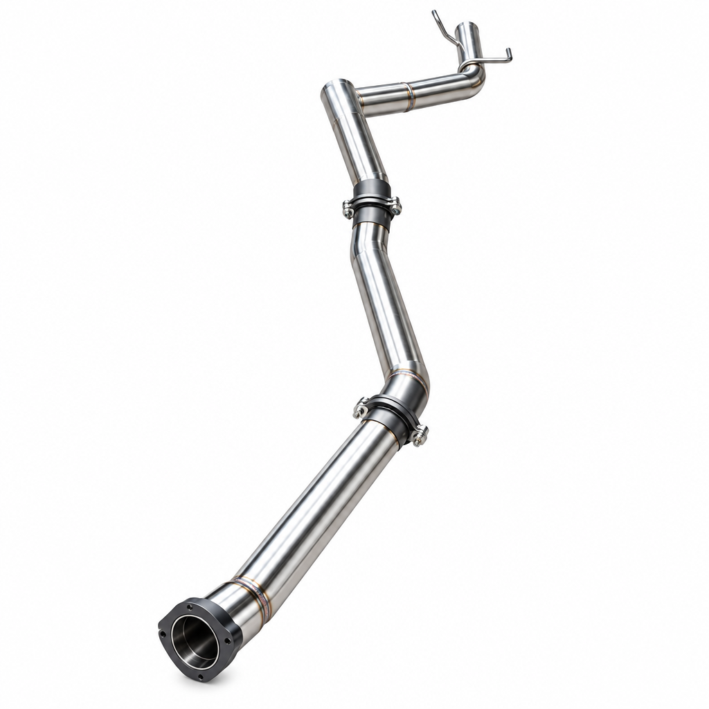 Manta 3in Single Stainless Steel DPF Back Exhaust Prado 250 Series - SSMKTY0501